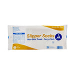 dynarex® Single Tread Slipper Socks, Extra Large, Beige