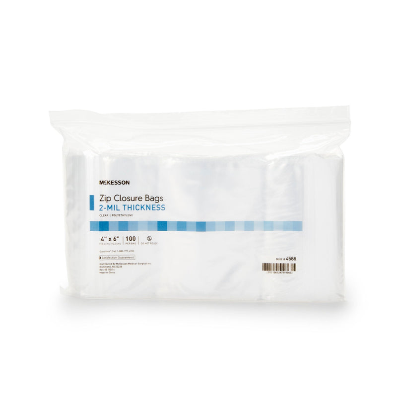 McKesson 4 X 6 Inch Zip Closure Bag
