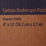 Webril™ White Cotton Undercast Cast Padding, 4 Inch x 4 Yard