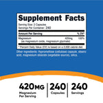 Nutricost® Magnesium+ (Extra Strength) Capsules