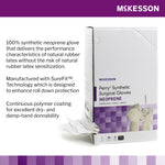 McKesson Perry® Polychloroprene Surgical Glove, Size 6.5, Cream