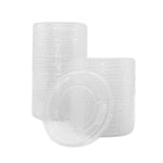 Portion Cup Lid Medd Max LLC Fits 3 to 5-1/2 oz. Cups Clear Polypropylene Disposable