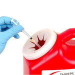Mail System® Pro-Tec® Mailback Sharps Collector, 1 Gallon, 9 x 6 x 7.5 Inch
