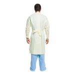 Halyard Protective Procedure Gown, Large, Yellow