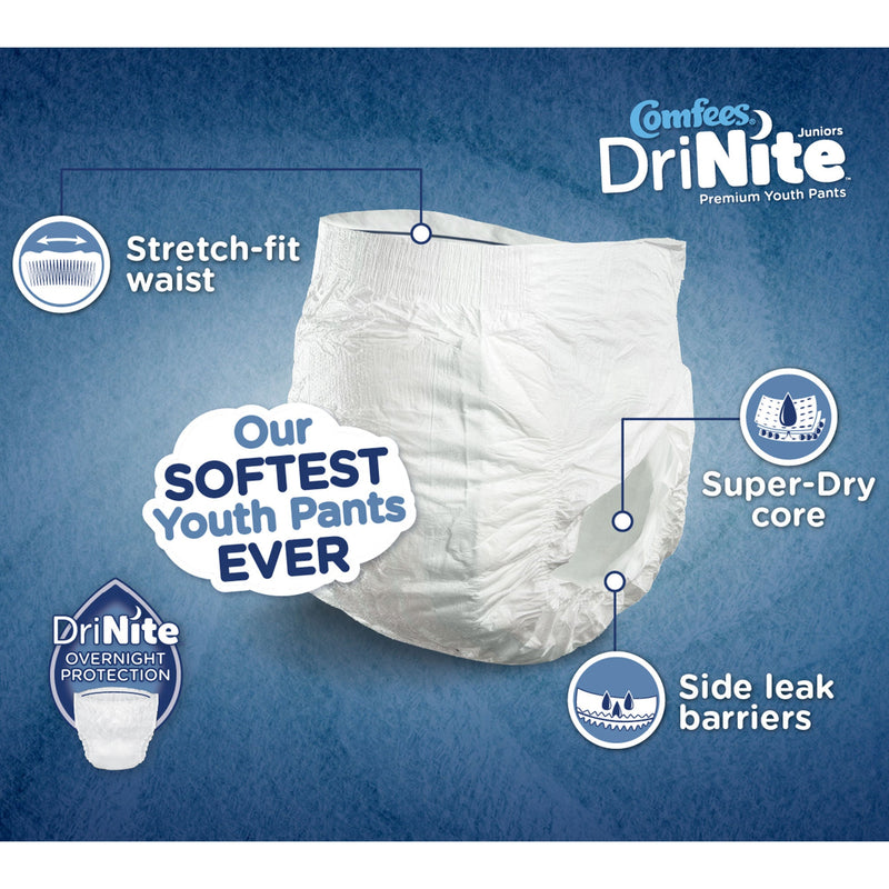 Comfees® DriNite Juniors Youth Heavy Absorbent Underwear Large / Extra Large