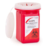 Sharps Recovery System™ Mailback Sharps Collector, 1 Quart, 4½ x 4½ x 7 Inch