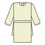Halyard Protective Procedure Gown, Large, Yellow