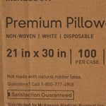 McKesson White Nonwoven Pillowcase, 21 x 30 Inch