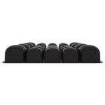 ROHO® Mosaic® Inflatable Seat Cushion, 18 x 16 x 3 Inch, Air Cells, Black