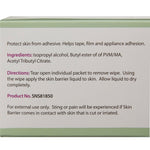 Safe N Simple Skin Barrier Wipe, 50 Packets per Box
