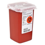 SharpSafety™ Phlebotomy Sharps Container, 1 Quart, 4.5 x 6.25 x 4.25 Inch