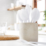 McKesson Polypropylene Spoon, White