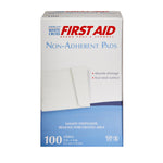 American® White Cross Nonadherent Dressing, 2 x 3 Inch