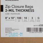 McKesson Zip Closure Bag, 8 X 10 Inches