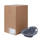 McKesson Stackable Bedpan, nonstick Plastic, Graphite Color