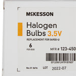 McKesson Halogen Lamp, Replacement Bulb for use with Ophthalmoscope,
