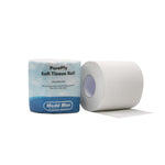 Toilet Tissue Pure Ply White 2-Ply Standard Size Cored Roll 500 Sheets 4 X 4 Inch
