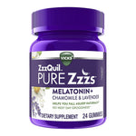 ZzzQuil Pure Zzzs Melatonin + Chamomile & Lavender Gummies, Wildberry Vanilla