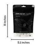 Med Packs™ Zzips First Aid Kit for Cuts, Lacerations in Portable Pouch