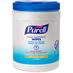 Purell® Hand Sanitizing Wipes, 0.13% Strength Benzalkonium Chloride, Canister