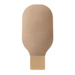 New Image™ 18144 Beige Colostomy Pouch, Pre-cut to Fit 70 mm Stomas, Blue Match