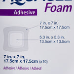 Aquacel® Silicone Adhesive with Border Silicone Foam Dressing, 7 x 7 Inch