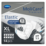 MoliCare® Premium Elastic 10 Drop Absorbency Incontinence Briefs, Extra Large