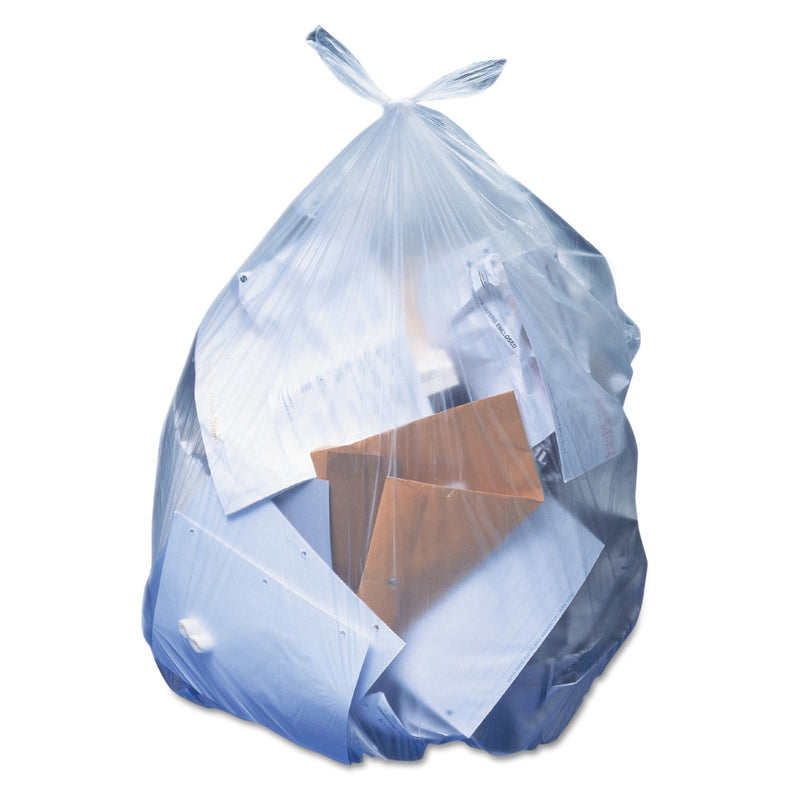 Heritage™ Super Heavy Trash Bag, Clear, 60-gallon Capacity