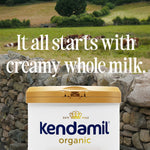 Infant Formula Kendamil® Organic Unflavored 28.2 oz. Can Powder Milk-Based