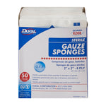 Dukal™ Sterile Gauze Sponge, 2 x 2 Inch, 8-Ply