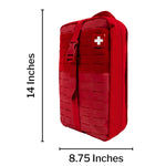 My Medic MyFAK Pro First Aid Kit, Large Trauma Kit with Medical Supplies, Black