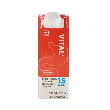 Oral Supplement Vital® 1.5 Cal Vanilla Flavor Liquid 8 oz. Reclosable Carton
