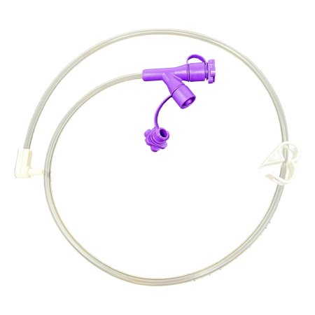 Enteral Feeding Extension Set ENFit® LoProfile 24 Inch, Right Angle, NonSterile