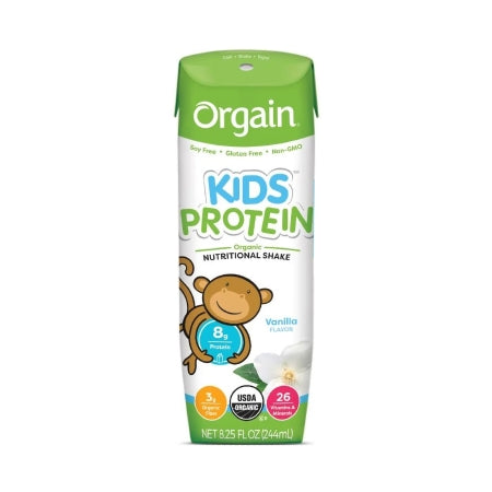 Pediatric Oral Supplement Orgain® Kids Protein™ Organic Nutritional Shake 8.25 oz. Carton Liquid Organic