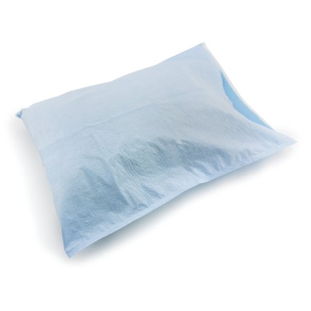 Pillowcase McKesson Standard Blue Disposable