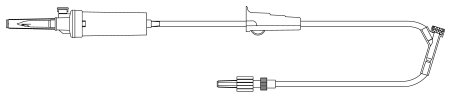 Primary IV Administration Set MedStream Gravity 1 Port 20 Drops / mL Drip Rate Without Filter 103 Inch Tubing Solution