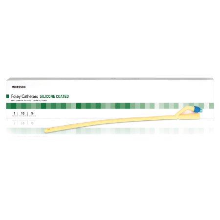 Foley Catheter McKesson 2-Way Standard Tip 5 cc Balloon 16 Fr. Silicone Coated Latex