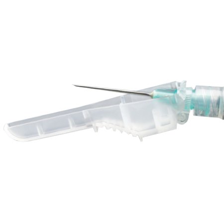 Safety Hypodermic Needle McKesson Prevent® 1-1/2 Inch Length 25 Gauge Regular Wall Hinged Safety Needle