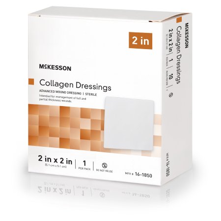 Collagen Dressing McKesson 2 X 2 Inch Square