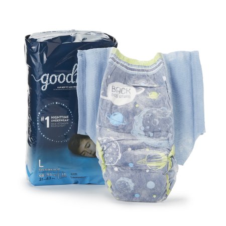 Male Youth Absorbent Underwear GoodNites® Pull On with Tear Away Seams Size 5 / Large Disposable Heavy Absorbency