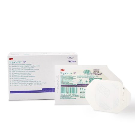 Transparent Film Dressing 3M™ Tegaderm™ HP 2-3/8 X 2-3/4 Inch Frame Style Delivery Rectangle Sterile