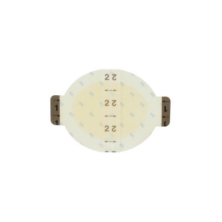 Thin Hydrocolloid Dressing 3M™ Tegaderm™ Thin 4 X 4-3/4 Inch Oval With Border