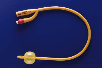 Foley Catheter Rusch Gold® 2-Way Standard Tip 5 cc Balloon 16 Fr. Silicone Coated Latex