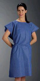 Patient Exam Gown One Size Fits Most Mauve Disposable
