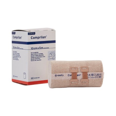 Compression Bandage Comprilan® 4 Inch X 5-1/2 Yard Clip Detached Closure Tan NonSterile Standard Compression