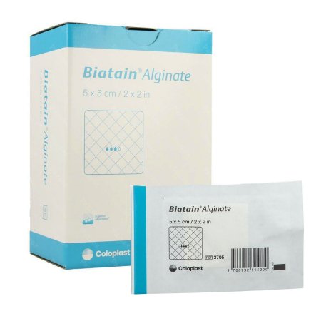 Alginate Dressing Biatain® 2 X 2 Inch Square