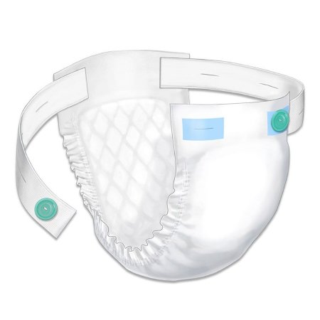 Unisex Adult Incontinence Belted Undergarment Wings™ Belted One Size Fits Most Disposable Heavy Absorbency