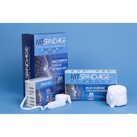 Elastic Net Retainer Dressing MT Spandage™ Tubular Elastic 30 Yard Size 6 White Large Head / Shoulder / Thigh NonSterile
