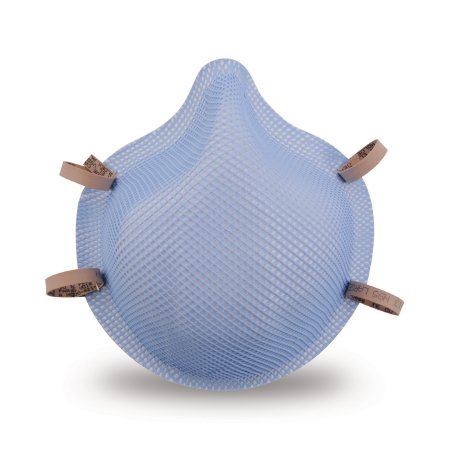 Particulate Respirator / Surgical Mask Moldex® Medical N95 Cup Elastic Strap Large Blue NonSterile ASTM Level 3 Adult