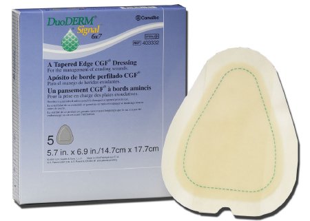 Hydrocolloid Dressing DuoDERM® Signal® 6 X 7 Inch Triangle